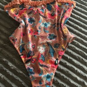 Floral Mesh Bodysuit
